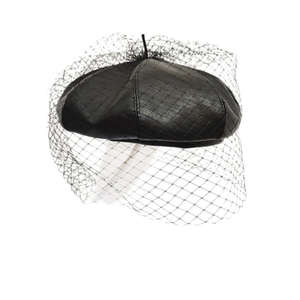 BERET +Mesh Veil